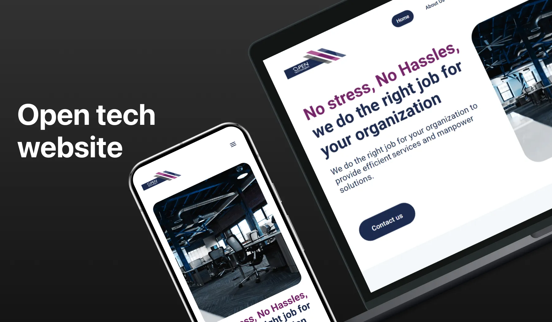 Open tech website