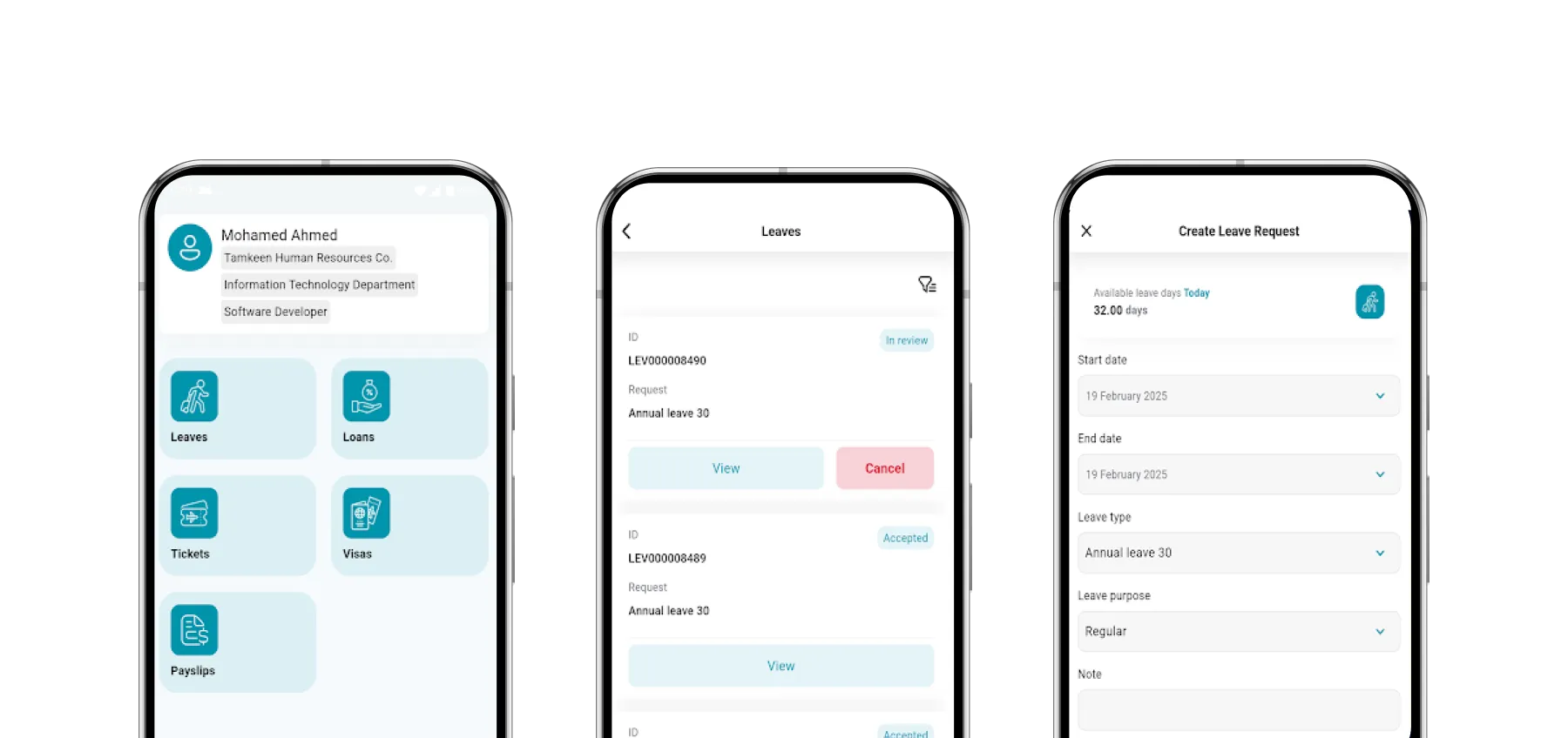 Employee self service app