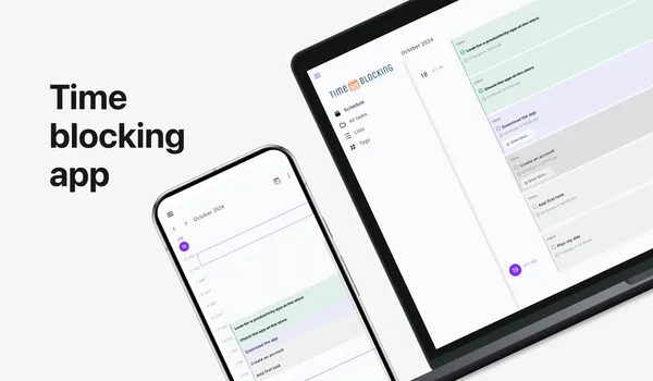 Time blocking app